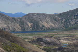 New lake at Mount St. Helens